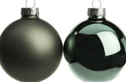 New Weihnachtskugeln grün matt und glänzend D 6 cm 10 St. Weihnachtskugeln & -Anhänger
