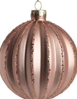 Hot Weihnachtskugel Roxie rosa D 8 H 8 cm Weihnachtskugeln & -Anhänger