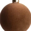 Outlet Weihnachtskugeln Bernaville braun D 8 cm Weihnachtskugeln & -Anhänger