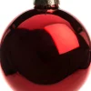 Hot Weihnachtskugeln rot glänzend D 10 cm 4 St. Weihnachtskugeln & -Anhänger