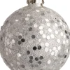 Hot Weihnachtskugeln Kandel silber D 10 cm Weihnachtskugeln & -Anhänger
