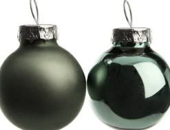 Weihnachtskugeln grün matt und glänzend D 2,5 cm 24 St. Weihnachtskugeln & -Anhänger