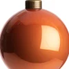 Outlet Weihnachtskugel Colmar orange glänzend D 8 cm Weihnachtskugeln & -Anhänger
