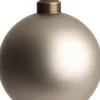 Outlet Weihnachtskugel Caudry grau matt D 8 cm Weihnachtskugeln & -Anhänger