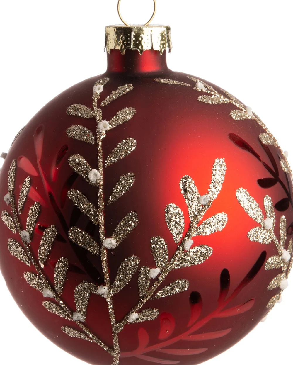 Best Weihnachtskugeln Avril rot D 8 cm Weihnachtskugeln & -Anhänger