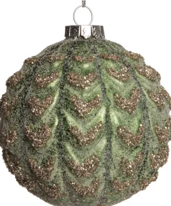 Sale Weihnachtskugel Billi gold / grün D 8 H 8 cm Weihnachtskugeln & -Anhänger