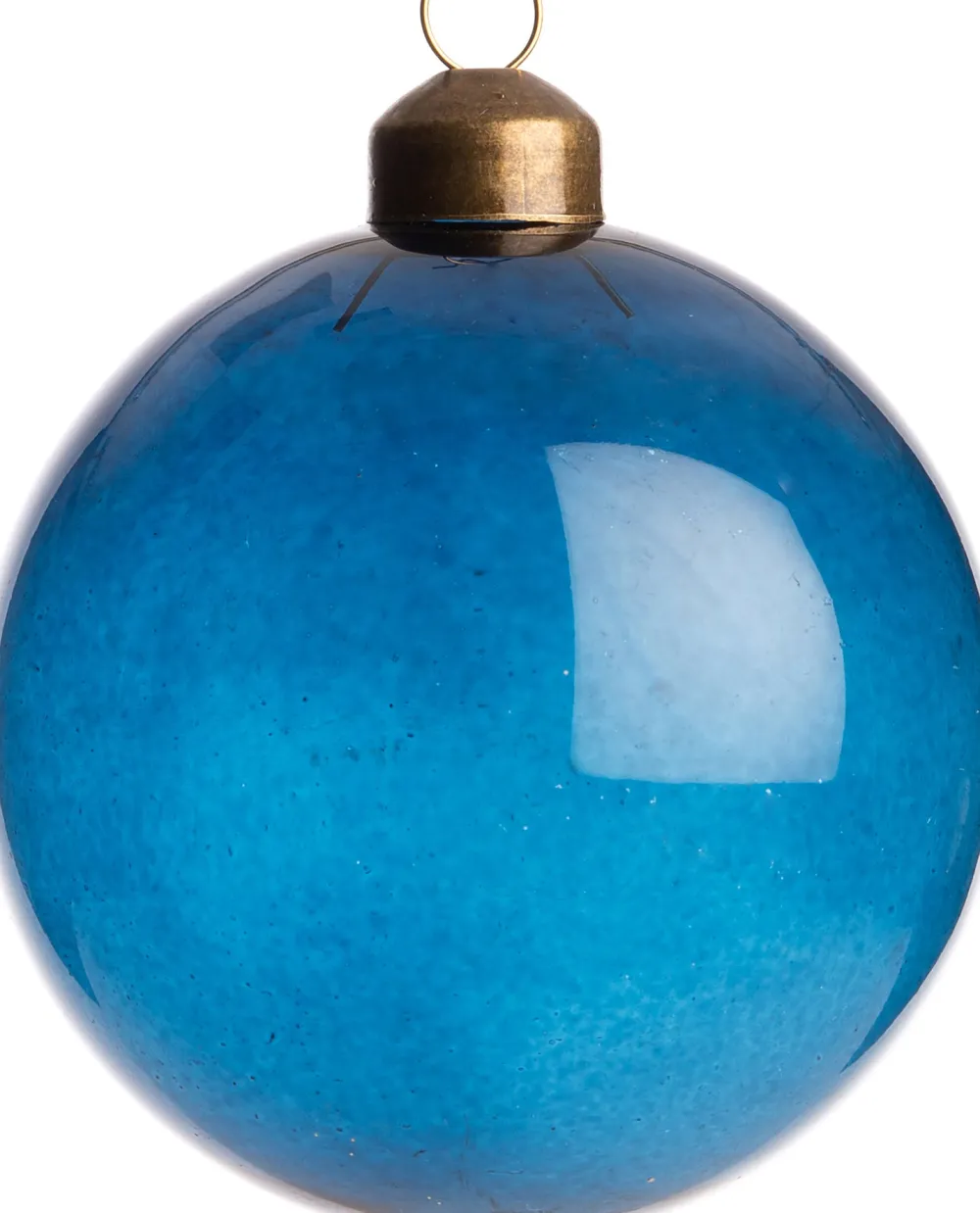 New Weihnachtskugel Laon blau transparent D 8 cm Weihnachtskugeln & -Anhänger