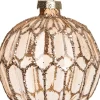 Discount Weihnachtskugel Jetta Waben gold D 8 H 8 cm Weihnachtskugeln & -Anhänger