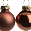 Outlet Weihnachtskugeln kupfer matt und glänzend D 2,5 cm 24 St. Weihnachtskugeln & -Anhänger