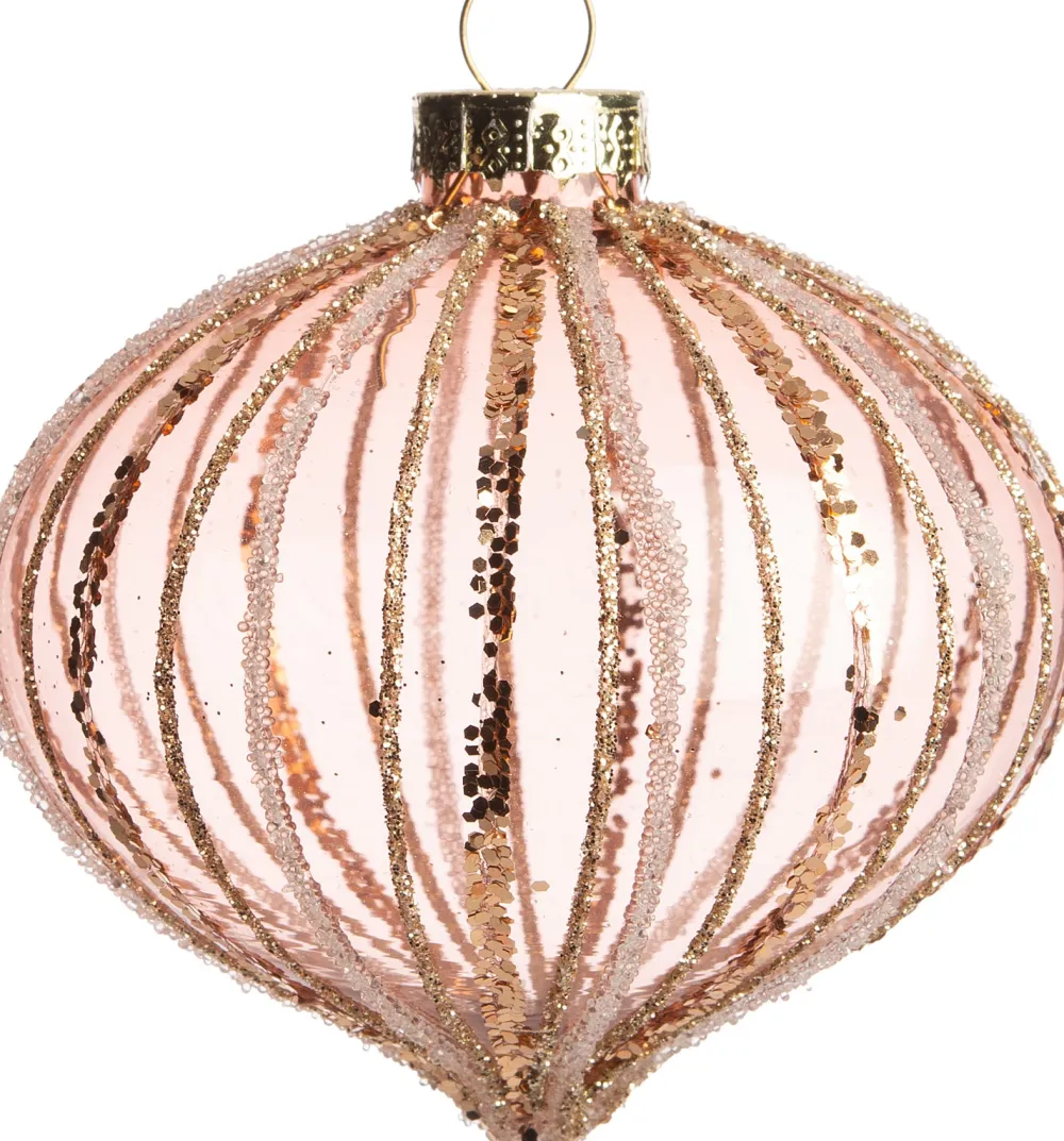 New Weihnachtskugel Fontoy rosa D 8 cm Weihnachtskugeln & -Anhänger