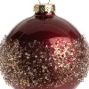 Discount Weihnachtskugel Delora D 8 cm bordeaux Weihnachtskugeln & -Anhänger