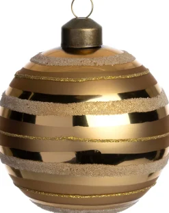 Discount Weihnachtskugel Crowley gold D 8 cm Weihnachtskugeln & -Anhänger