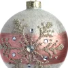 Outlet Weihnachtskugel Callum rosa D 8 cm Weihnachtskugeln & -Anhänger