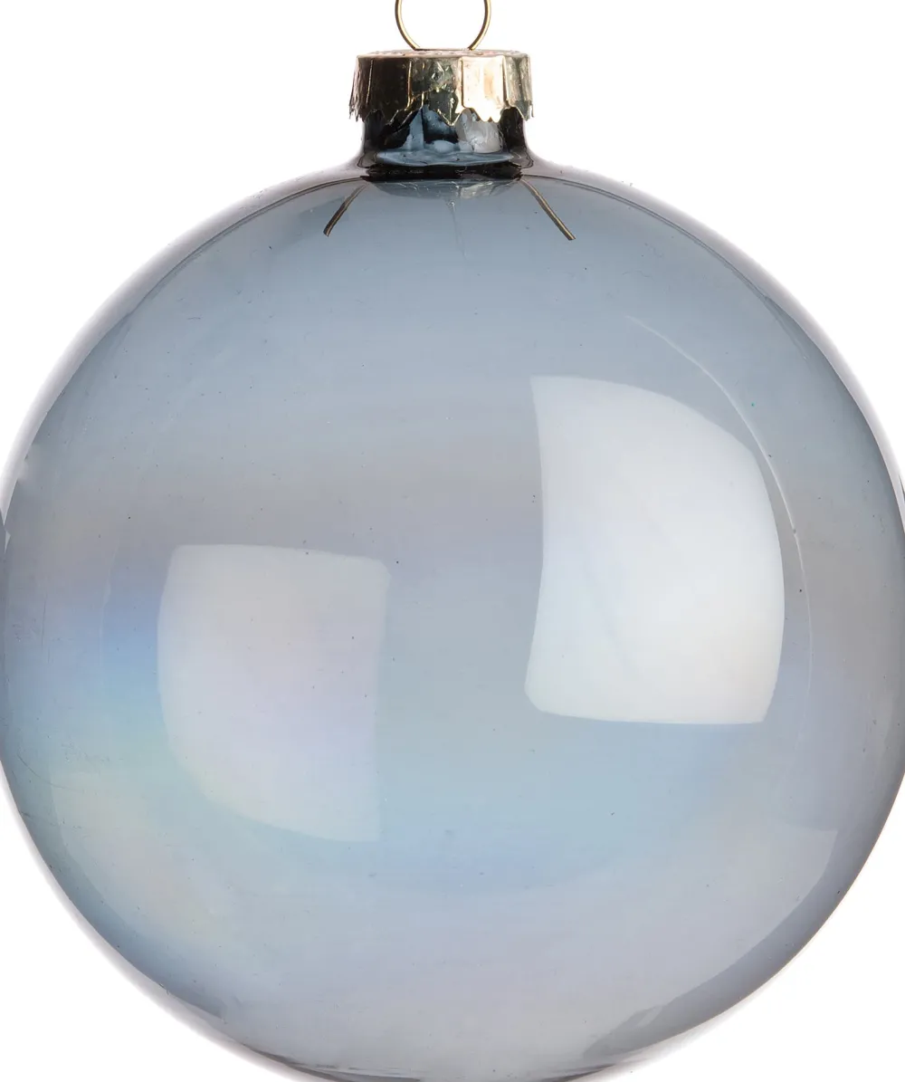 Best Weihnachtskugel Brusque grau D 8 cm Weihnachtskugeln & -Anhänger