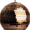Discount Weihnachtskugel Disco gold / kupfer D 10 cm Weihnachtskugeln & -Anhänger