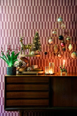 Discount Weihnachtskugel Disco gold / kupfer D 10 cm Weihnachtskugeln & -Anhänger