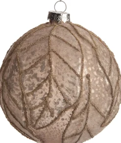 Clearance Weihnachtskugel Cyntia rosa D 10 H 10 cm Weihnachtskugeln & -Anhänger