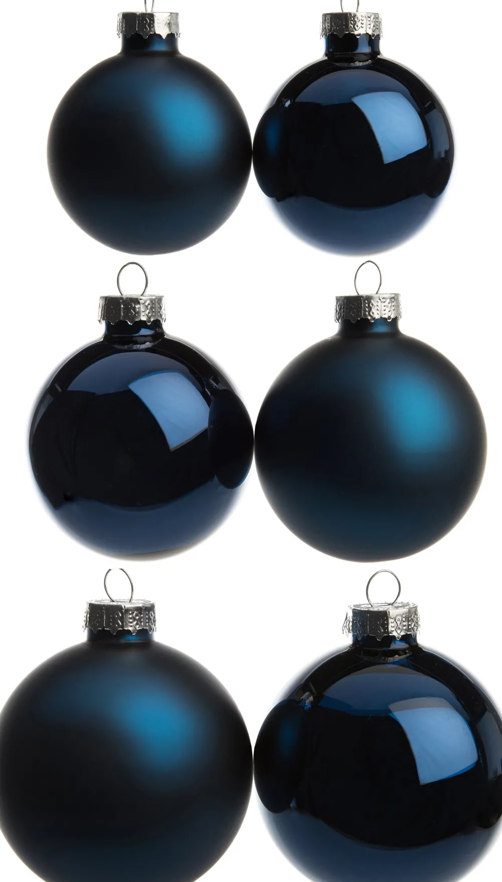 Online Weihnachtskugeln Set blau D 7 cm 42 St. Weihnachtskugeln & -Anhänger