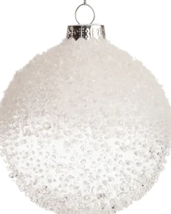 New Weihnachtskugel Carley weiß D 8 H 8 cm Weihnachtskugeln & -Anhänger