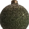 Hot Weihnachtskugel Leaf grün D 10 H 10 cm Weihnachtskugeln & -Anhänger