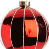 Online Weihnachtskugel Clair Linien rot D 8 H 8 cm Weihnachtskugeln & -Anhänger