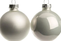 Online Weihnachtskugeln weiß matt und glänzend D 5 cm 12 St. Weihnachtskugeln & -Anhänger