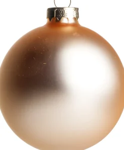 New Weihnachtskugeln gold matt und glänzend D 8 cm 6 St. Weihnachtskugeln & -Anhänger