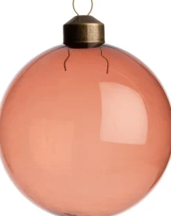 Discount Weihnachtskugel Colmar braun transparent D 8 cm Weihnachtskugeln & -Anhänger