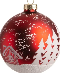 Online Weihnachtskugeln Rioux rot D 8 cm Weihnachtskugeln & -Anhänger