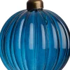 Outlet Weihnachtskugel Melle blau D 8 cm Weihnachtskugeln & -Anhänger