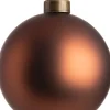 Discount Weihnachtskugel Colmar braun matt D 8 cm Weihnachtskugeln & -Anhänger