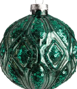 Sale Weihnachtskugeln Clam grün D 8 cm Weihnachtskugeln & -Anhänger