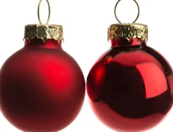 Online Weihnachtskugeln rot matt und glänzend D 2,5 cm 24 St. Weihnachtskugeln & -Anhänger