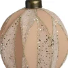 New Weihnachtskugel Arigna Glitter beige D 8 cm Weihnachtskugeln & -Anhänger