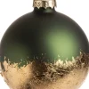 Discount Weihnachtskugel Caris D 8 cm grün gold Weihnachtskugeln & -Anhänger