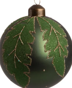 Clearance Weihnachtskugel Olivet grün D 8 cm Weihnachtskugeln & -Anhänger