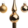New Weihnachtskugeln Set gold mit Weihnachtsbaumspitze D 3,5 cm 11 St. Weihnachtskugeln & -Anhänger|Weihnachtsbaumspitzen