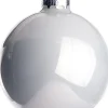 Weihnachtskugeln weiß glänzend D 8 cm 6 St. Weihnachtskugeln & -Anhänger