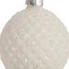 Online Weihnachtskugel Willa Rauten weiß D 8 H 8 cm Weihnachtskugeln & -Anhänger