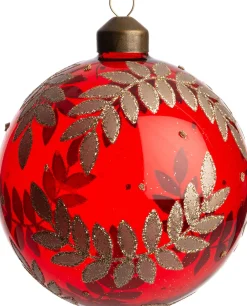 Outlet Weihnachtskugel Toulouse rot D 12 H 12 cm Weihnachtskugeln & -Anhänger