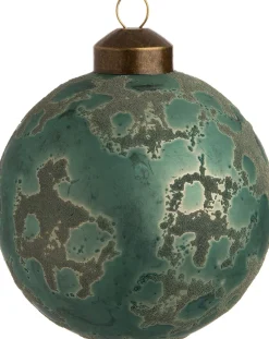 Best Weihnachtskugel Ely grün D 8 cm Weihnachtskugeln & -Anhänger