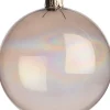 New Weihnachtskugel Brusque grau D 8 cm Weihnachtskugeln & -Anhänger