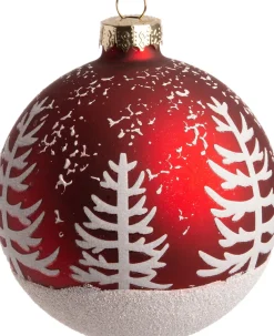 Clearance Weihnachtskugeln Rioux rot D 8 cm Weihnachtskugeln & -Anhänger