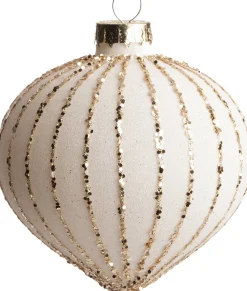 Best Weihnachtskugeln Piennes weiß D 8 cm Weihnachtskugeln & -Anhänger