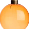 Discount Weihnachtskugel Ballots orange transparent D 8 cm Weihnachtskugeln & -Anhänger