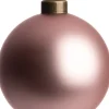 Clearance Weihnachtskugel Caudry rosa matt D 8 cm Weihnachtskugeln & -Anhänger
