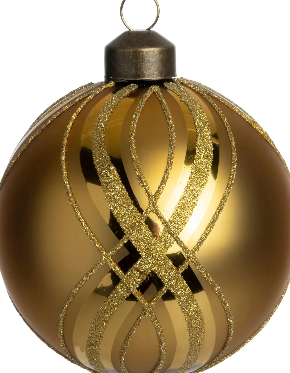 Discount Weihnachtskugel Endy gold D 8 cm Weihnachtskugeln & -Anhänger