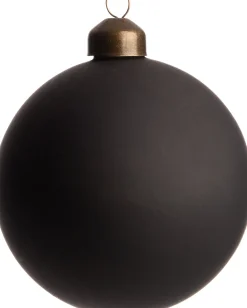 Outlet Weihnachtskugel Biron schwarz matt D 8 cm Weihnachtskugeln & -Anhänger