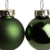 Best Weihnachtskugeln grün matt und glänzend D 2,5 cm 24 St. Weihnachtskugeln & -Anhänger