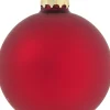 Hot Weihnachtskugeln rot matt und glänzend D 8 cm 6 St. Weihnachtskugeln & -Anhänger